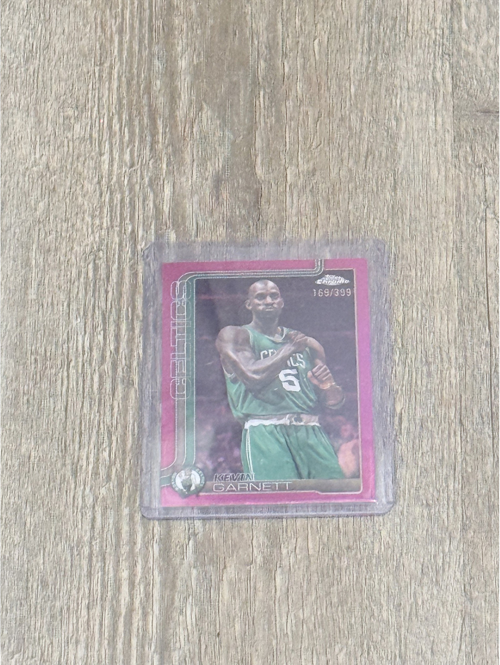 2025-26 Topps Chrome Update - Kevin Garnett - Pink Refractor (/399)